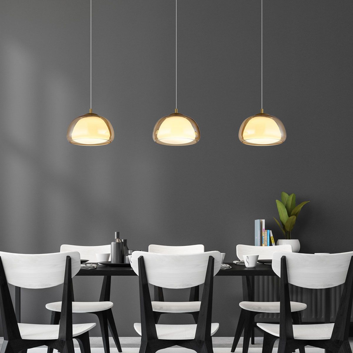 Lampadari & plafoniere: LED Pendelleuchte, CCT, 117 cm x 25 cm – Nuovo (secondo la descrizione) da Kreuzlingen venduto da Smart-Light 1