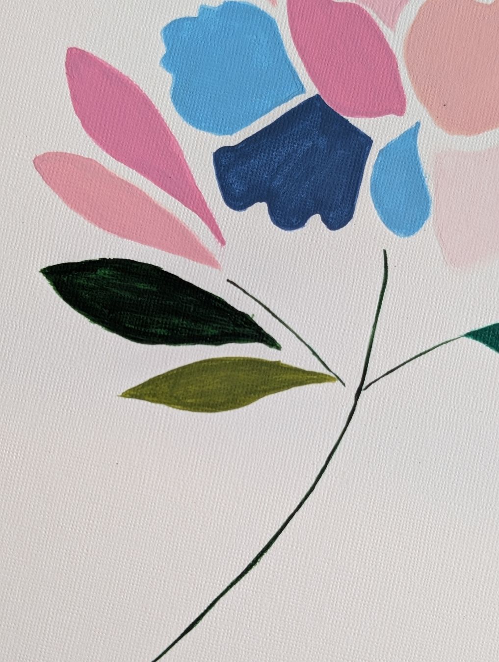 Gemälde: Modern Floral Painting - Original Artwork – Neu und originalverpackt aus Winterthur von LaVieColor 7