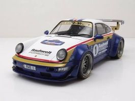 PORSCHE 911 964 RAUH WELT 2022 BLAU/ROT/WEISS 1:18 SOLIDO
