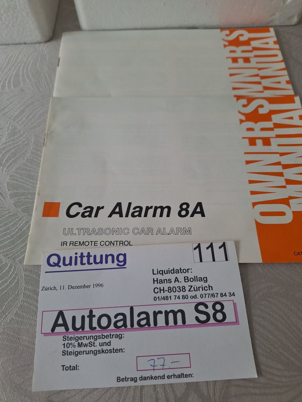 Sistemi d'allarme: Autoalarm Vintage – Usato da Zürich venduto da Lemon007 3