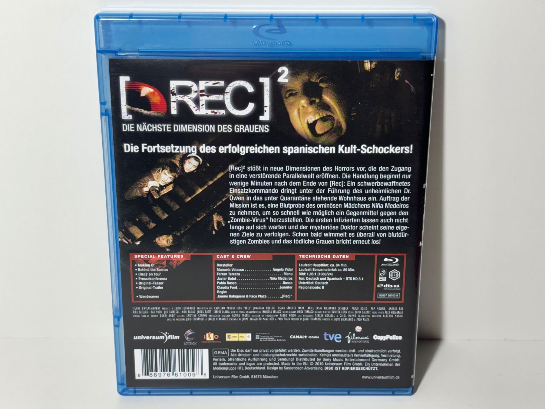 Alle DVDs: Rec 1&2 Blu Ray – Gebraucht aus Wilderswil von Sstriker 5