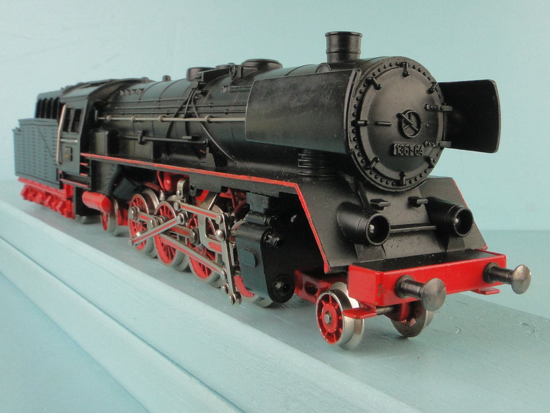 Fleischmann Modellini di ferrovie: Fleischmann 1361 H0 Schlepptenderlok, GUSS – Usato da Bülach venduto da cann11 3