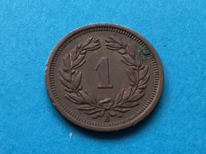 Alle Münzen: 1 Rappen 1917 VZ – Gebraucht aus St. Margrethen SG von alfapeugeot10 2
