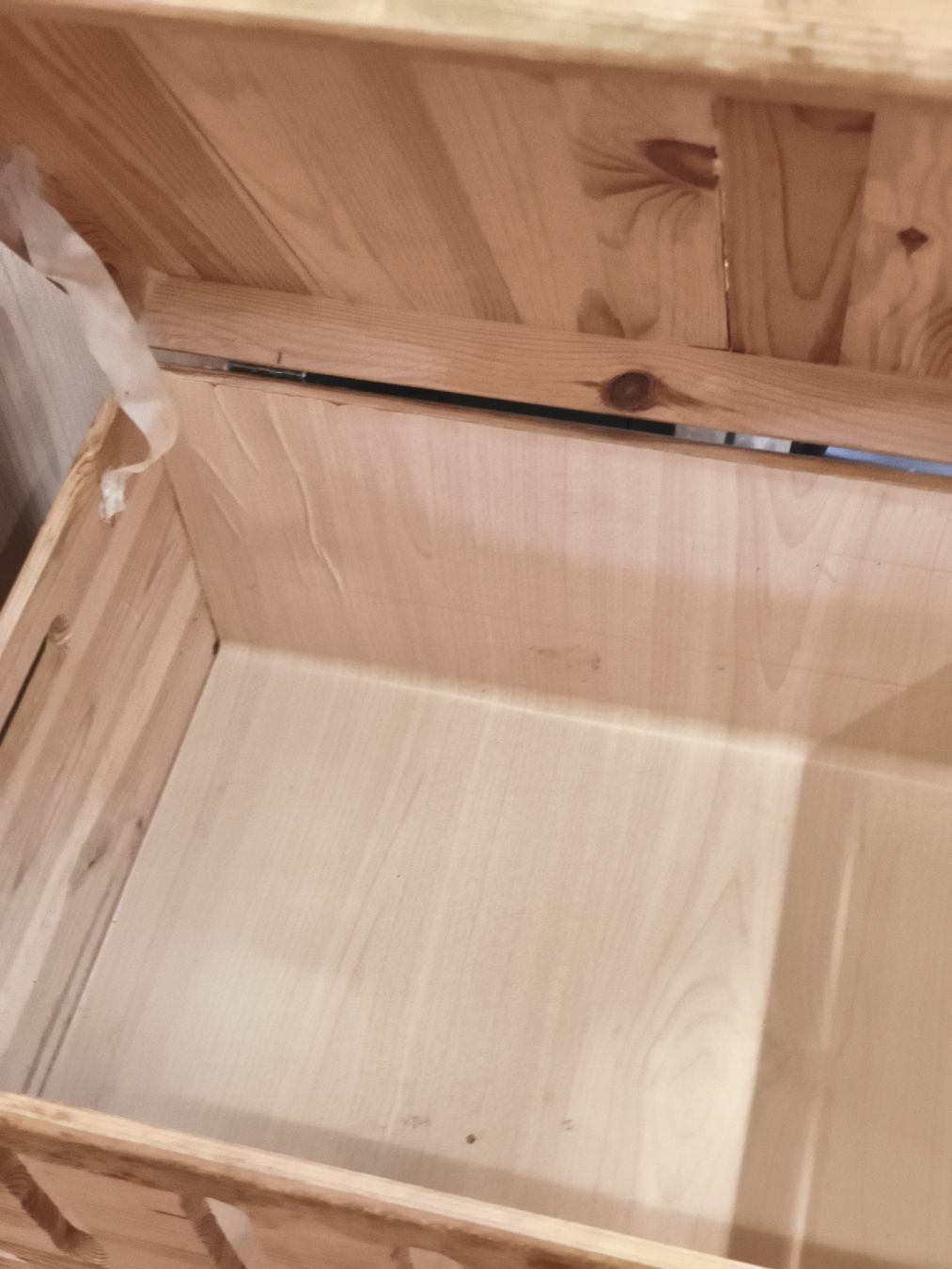 Autres décorations & accessoires: Holzkiste mit Rollen und Deckel(A26) – D'occasion à Künten par Schnaepplihuus 3