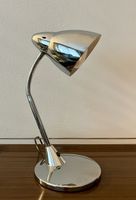 Vintage 90er Design Chrom Tischlampe F-line Brooklyn