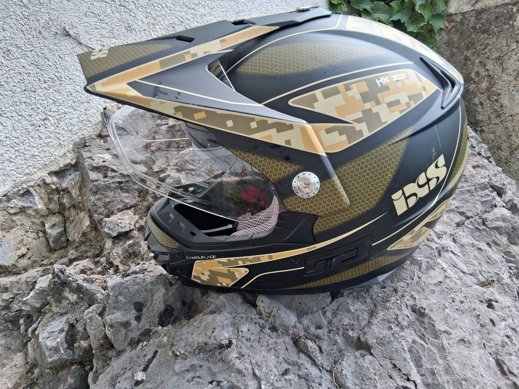 IXS Casques & visières: Endurohelm IXS HX 207 CAMOUFLAGE – D'occasion à Triesenberg par Ossi3 2