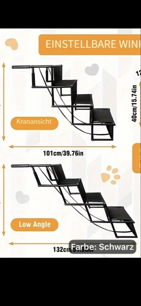 Treppen: Auto- Hunde- Treppe  – Neu und originalverpackt aus St. Gallen von Sinderella24 3