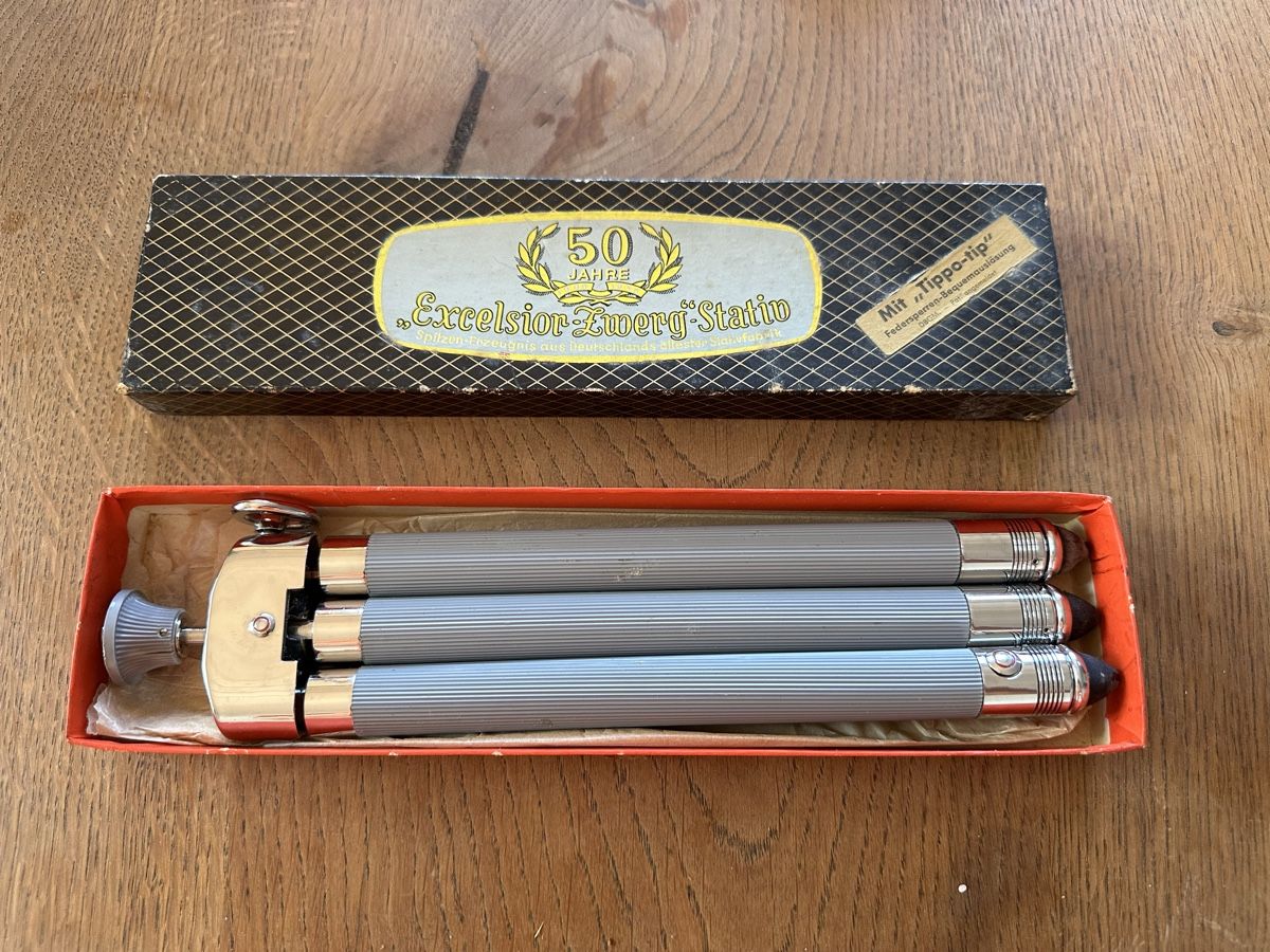 Treppiedi & Teste: Excelsior Zwerg Stativ vintage 50er Jahre – Usato da Frauenfeld venduto da Jose_luis 1