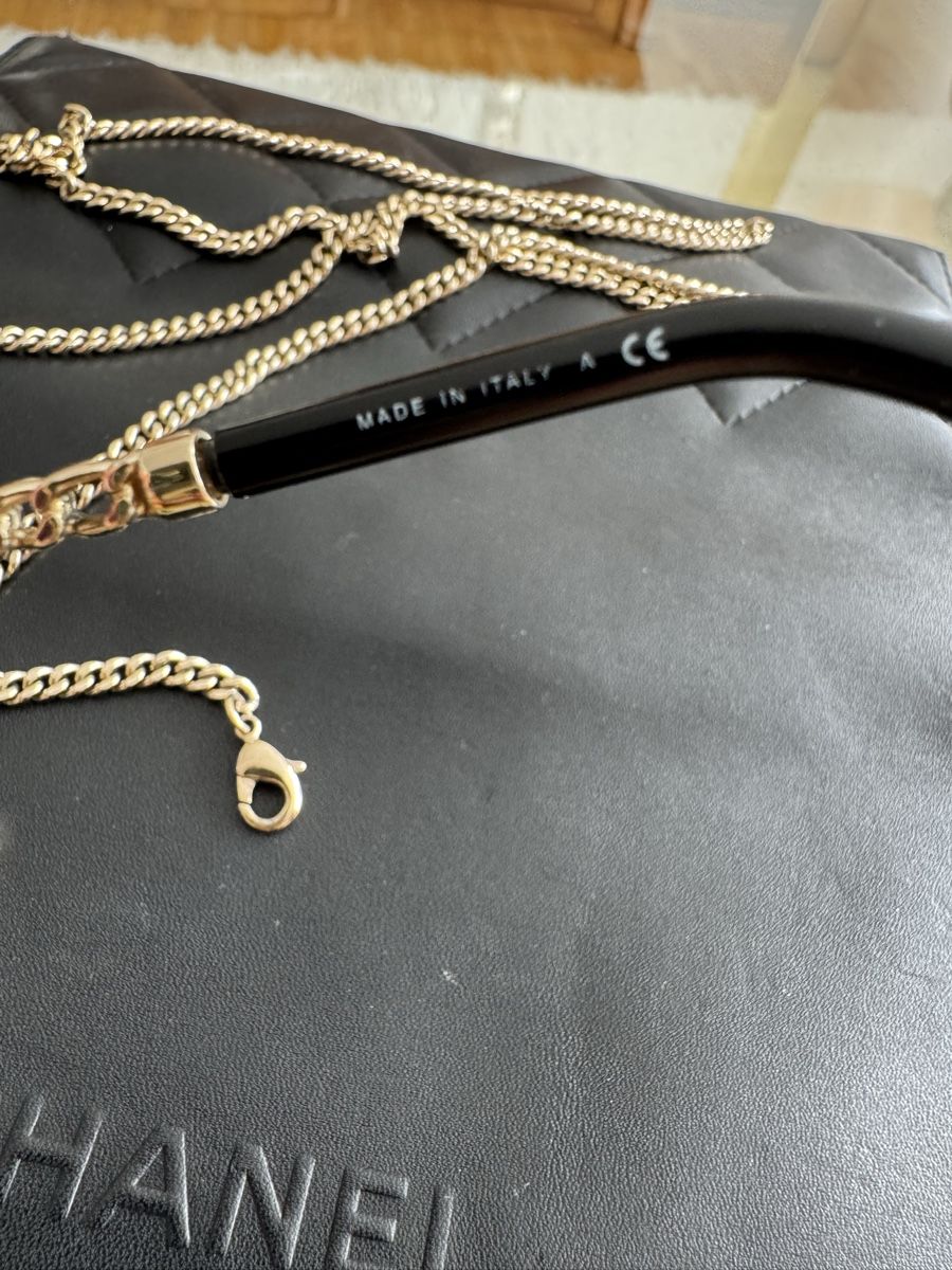 Chanel Occhiali & Lenti: CHANEL Sonnenbrille mit Kette – Nuovo (secondo la descrizione) da Steinhausen venduto da Mimirose114 6