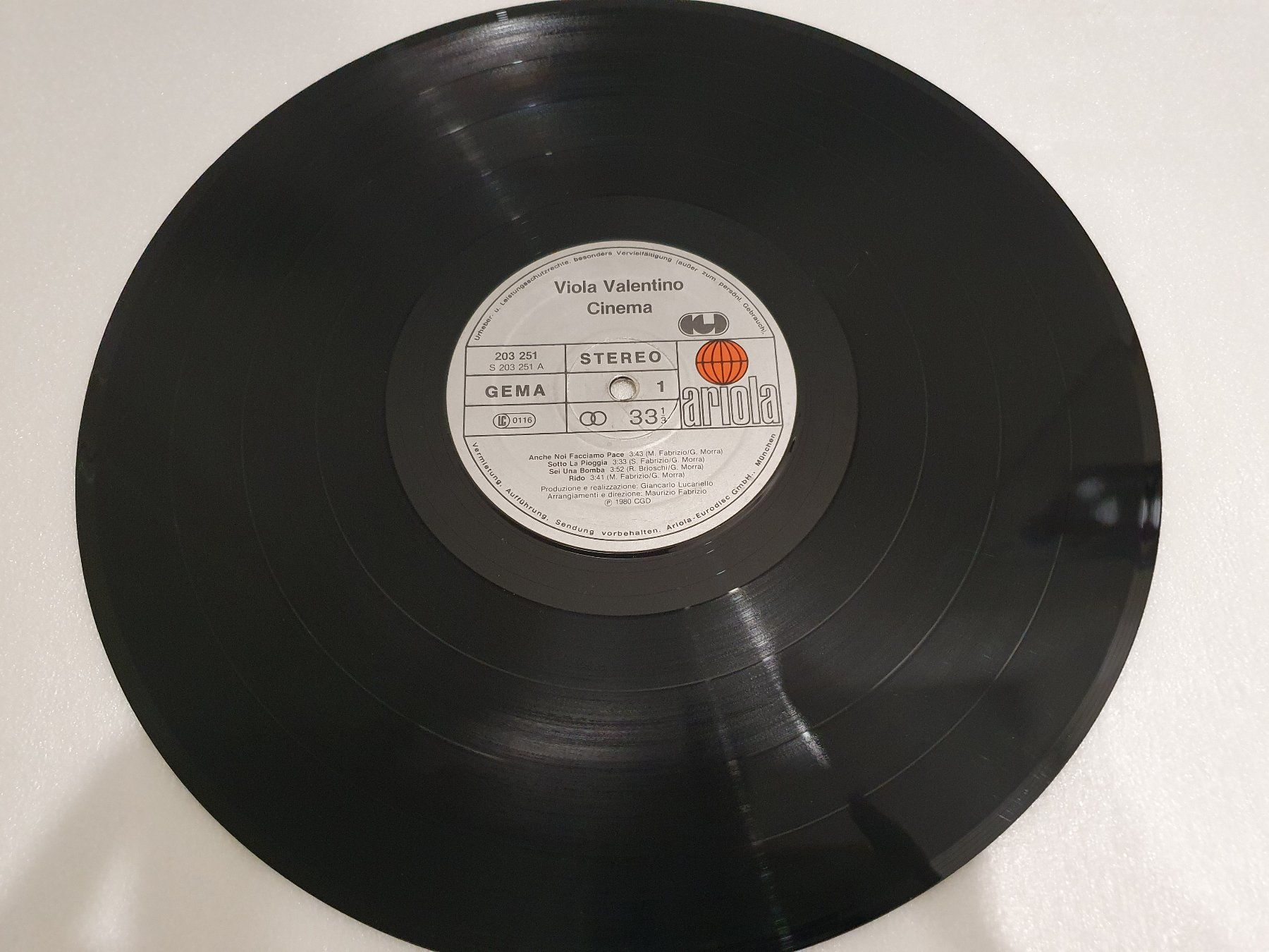 Schallplatten: Viola Valentino – Cinema – Gebraucht aus Uster von Vinyl-Leidenschaft 3