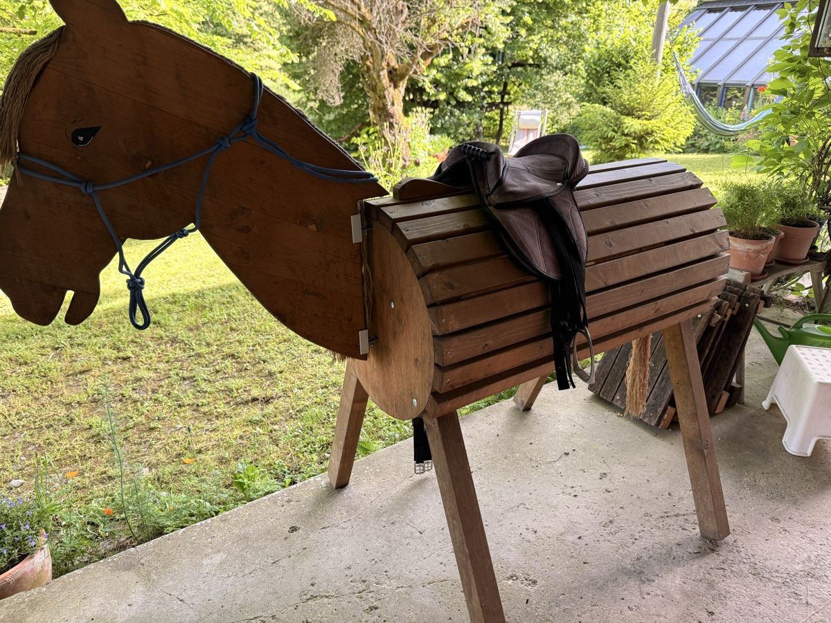 Spielzeuge: Letzte Chance / Holzpferd mit Sattel – Gebraucht aus Schlatt ZH von yasi79 4