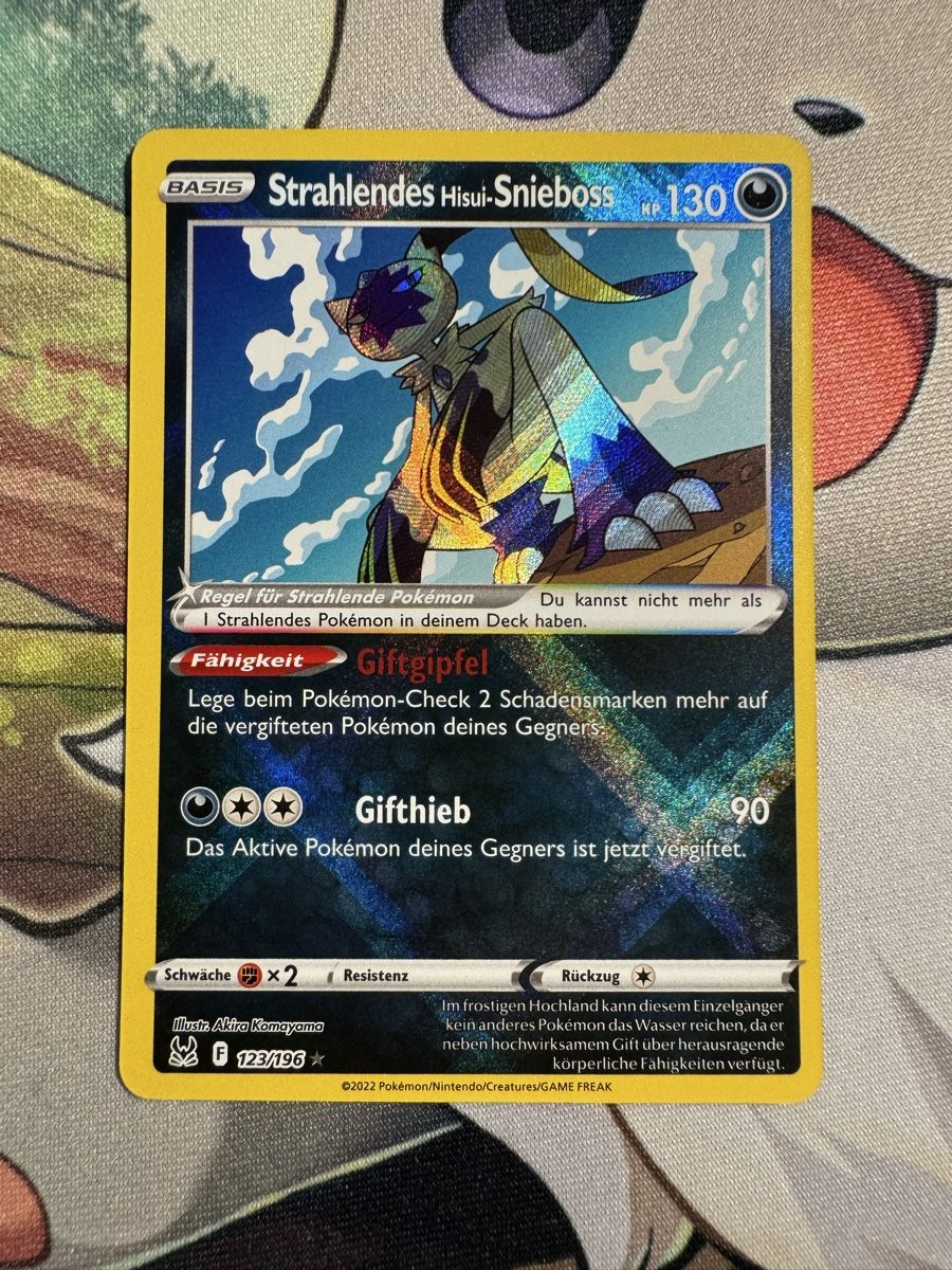 Pokémon Carte collezionabili: Snieboss 123/196 DE – Nuovo (secondo la descrizione) da Therwil venduto da CarottiCards