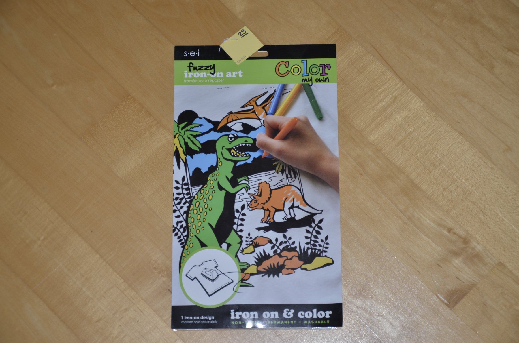 Kit bricolage: Bügelbild Dinosaurier – Nuovo e nell'imballaggio originale da Schmitten FR venduto da giba11