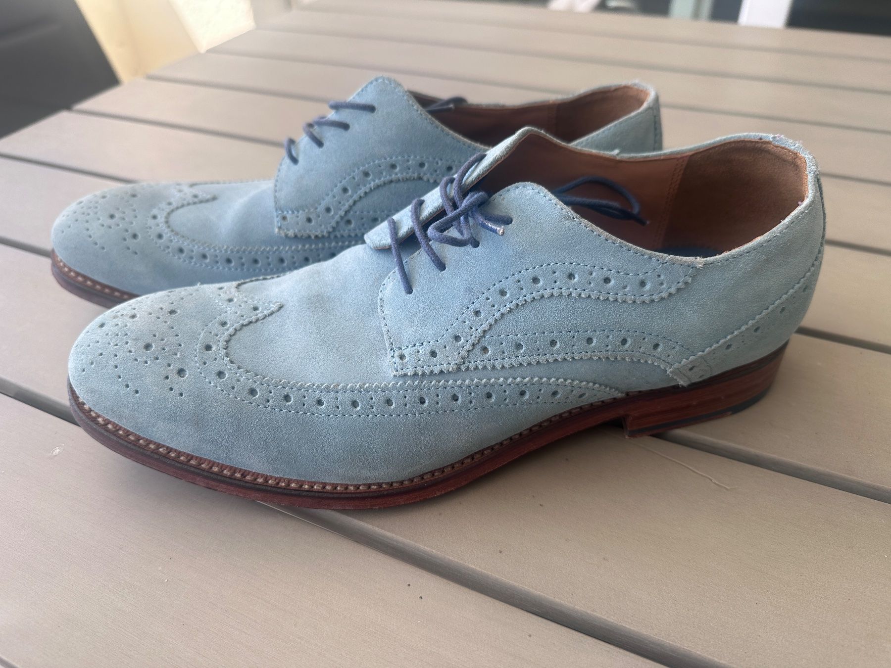 Tommy Hilfiger Chaussures hommes: Thommy Hilfiger - Halbschuhe - Hellbau - 42 – D'occasion à recherswil par Leuenberger_Lohn 1