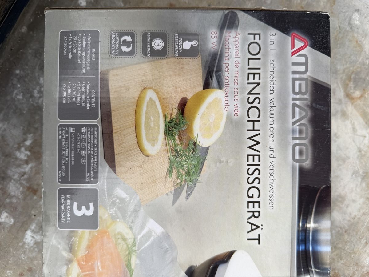Elettrodomestici da cucina: FOLIENSCHWEISSGERÄT  – Nuovo (secondo la descrizione) da Basel venduto da zove 2