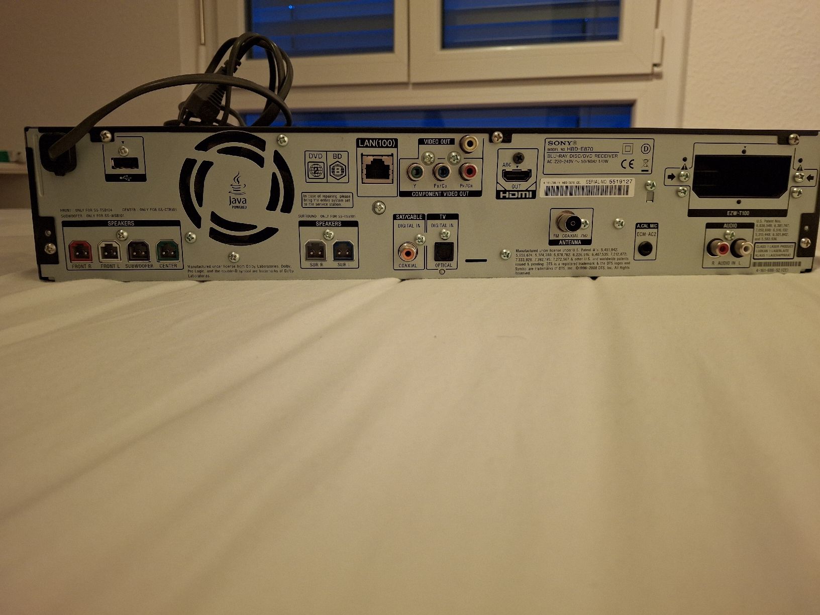 Sony Heimkino: Sony Heimkinosystem BDV-E870 – Gebraucht aus Lausen von nal_9fp8 6