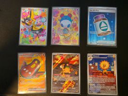 Pokemon Erhabene Helden 6 rare Karten