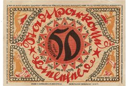 Bielefeld 50 Mil.Mark 02.04.1922 VZ-VZ+