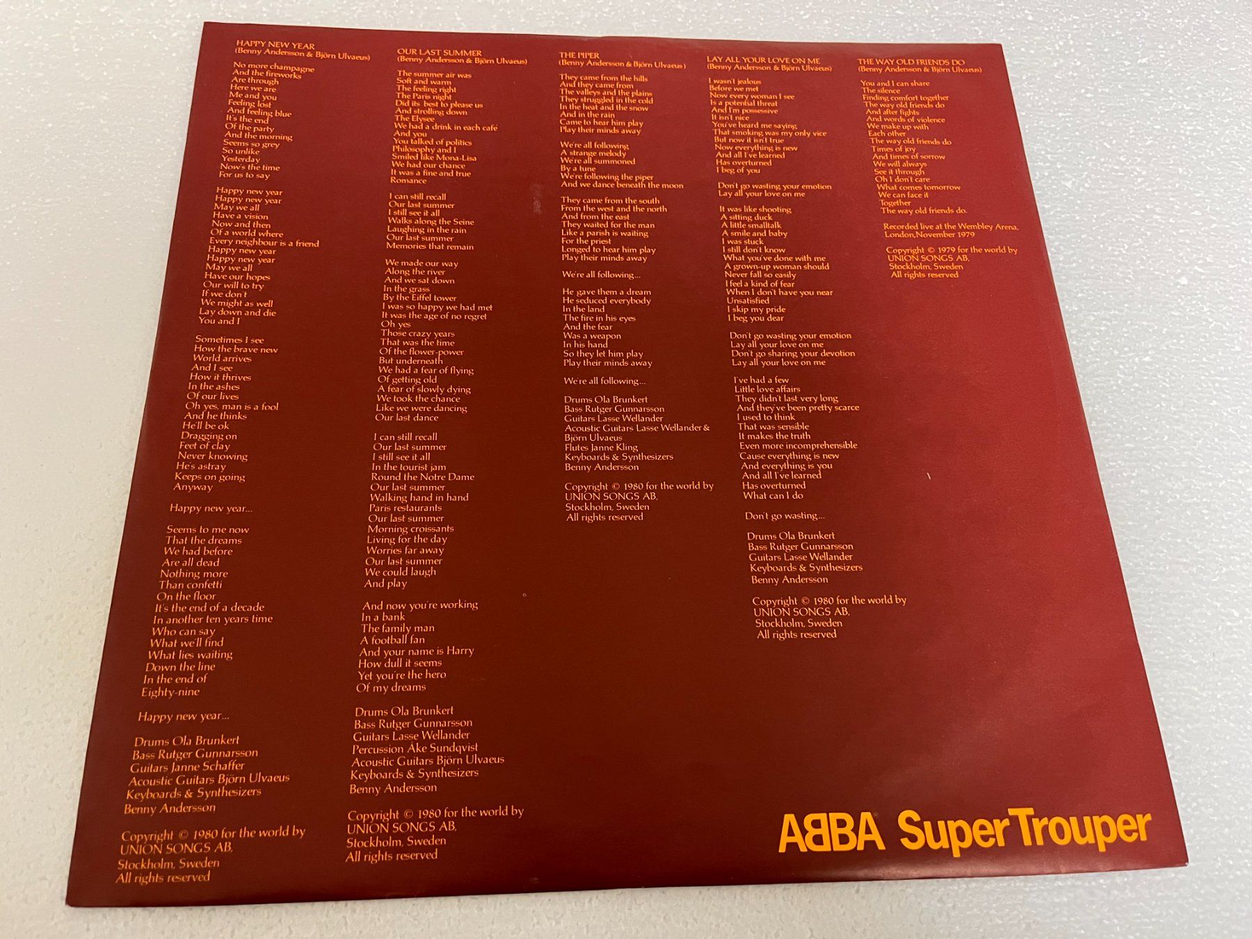 Dischi in vinile: LP ABBA Super Trouper LP – Usato da Mumpf venduto da dadaboygugu 1