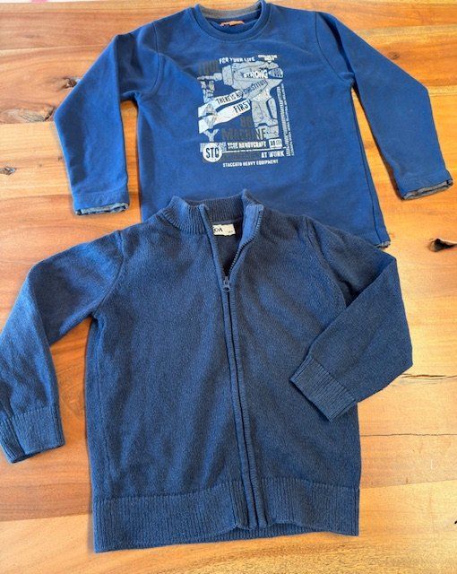 C&A Maglioni & Felpe: Pullover und Strickjacke (C&A) Grösse 116 /122 – Usato da Lömmenschwil venduto da classico01