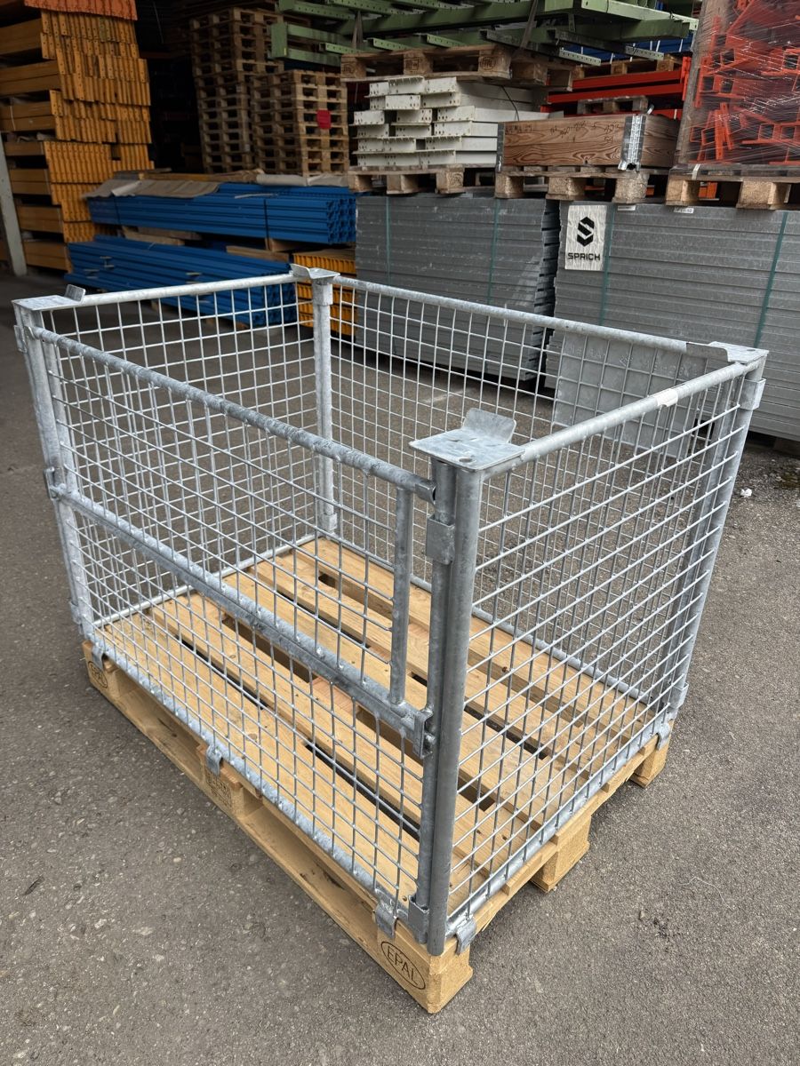 Pallets: Gitterbox / Palettenrahmen / Palette – Usato da Niederuzwil venduto da Solutions4industry 1