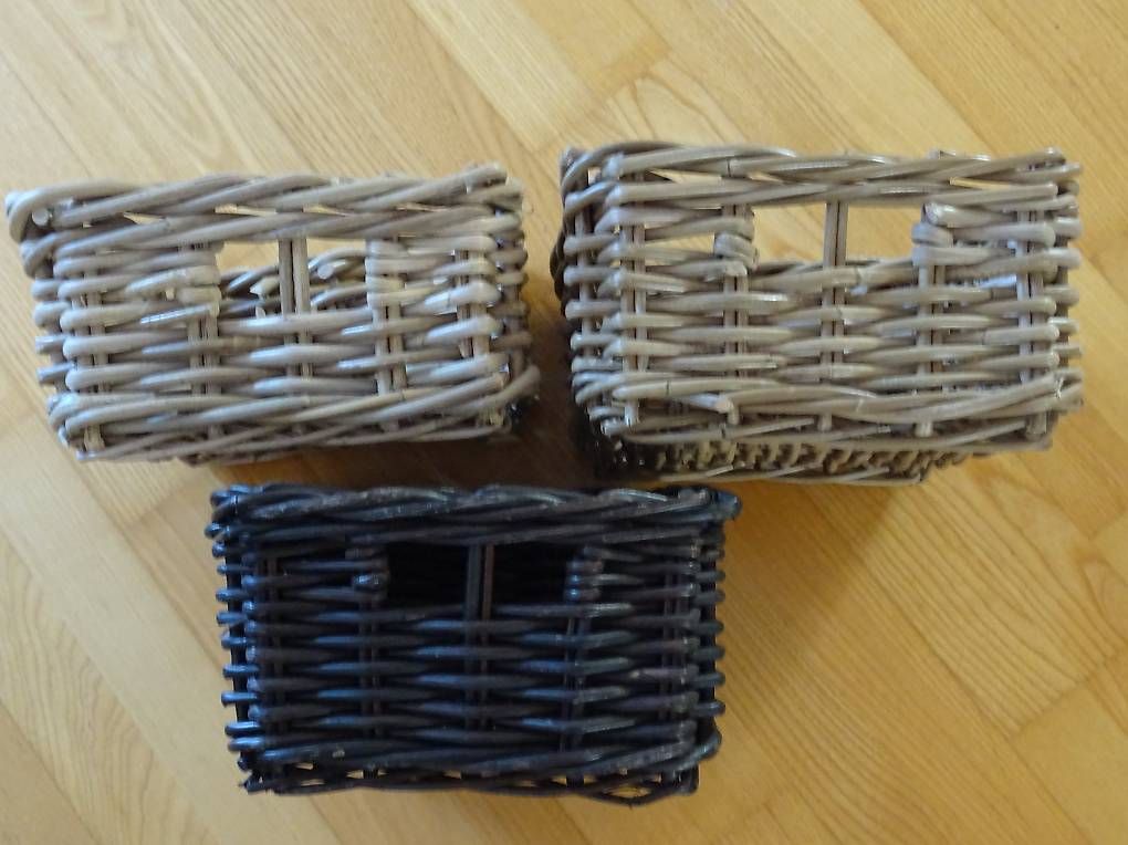 Sonstiges für Haushalt & Wohnen: 3 x Weidenkorb viereckig – Gebraucht aus Niederbipp von PiaZ01 3
