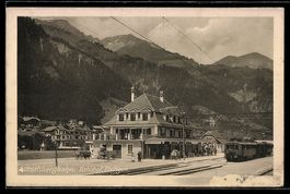 Frutigen, Bahnhof auf der Lötschbergbah