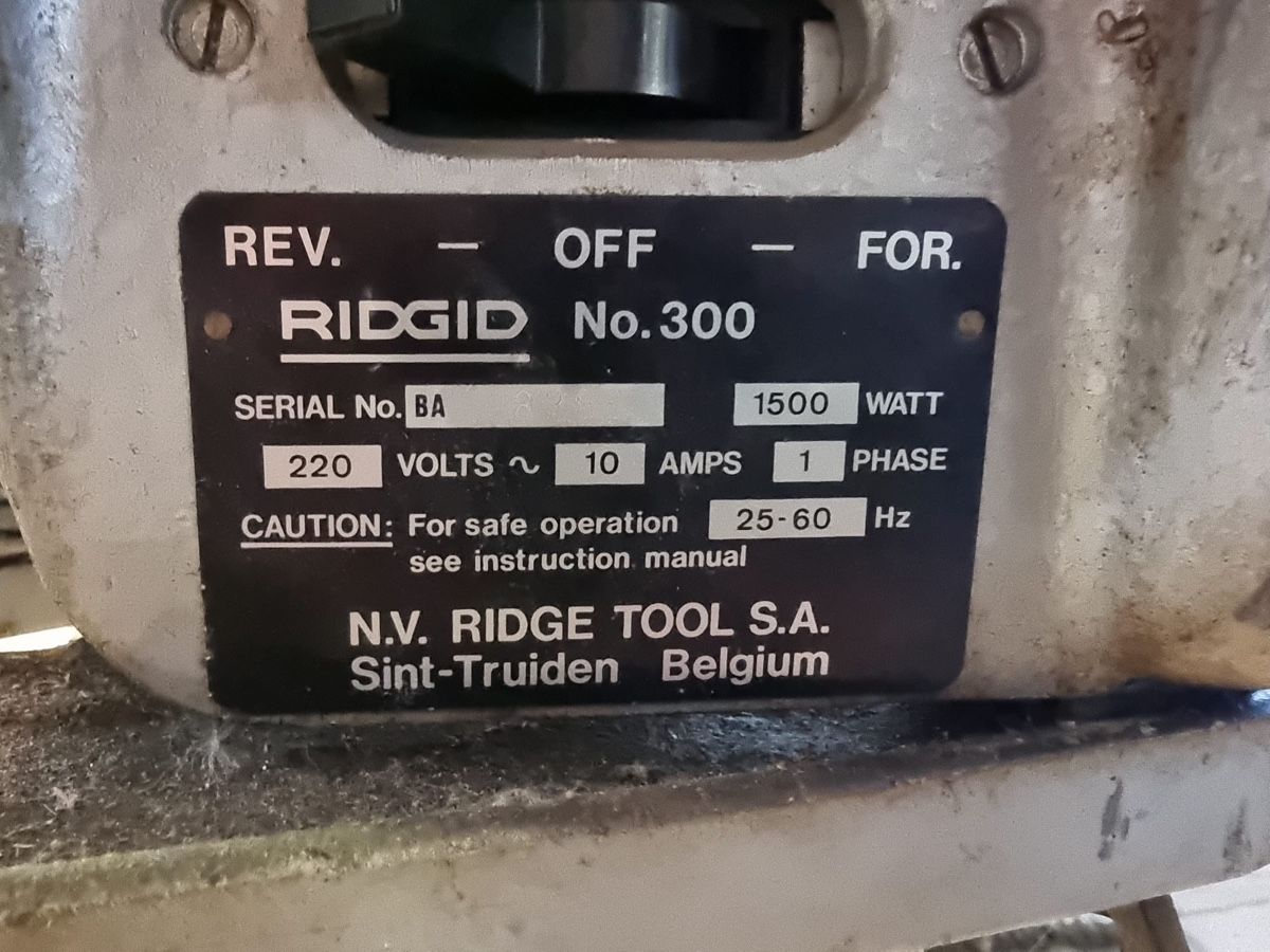 Ridgid Tutte le macchine: Gewindeschneidemaschine Ridgid  – Usato da Plasselb venduto da MatthD 5