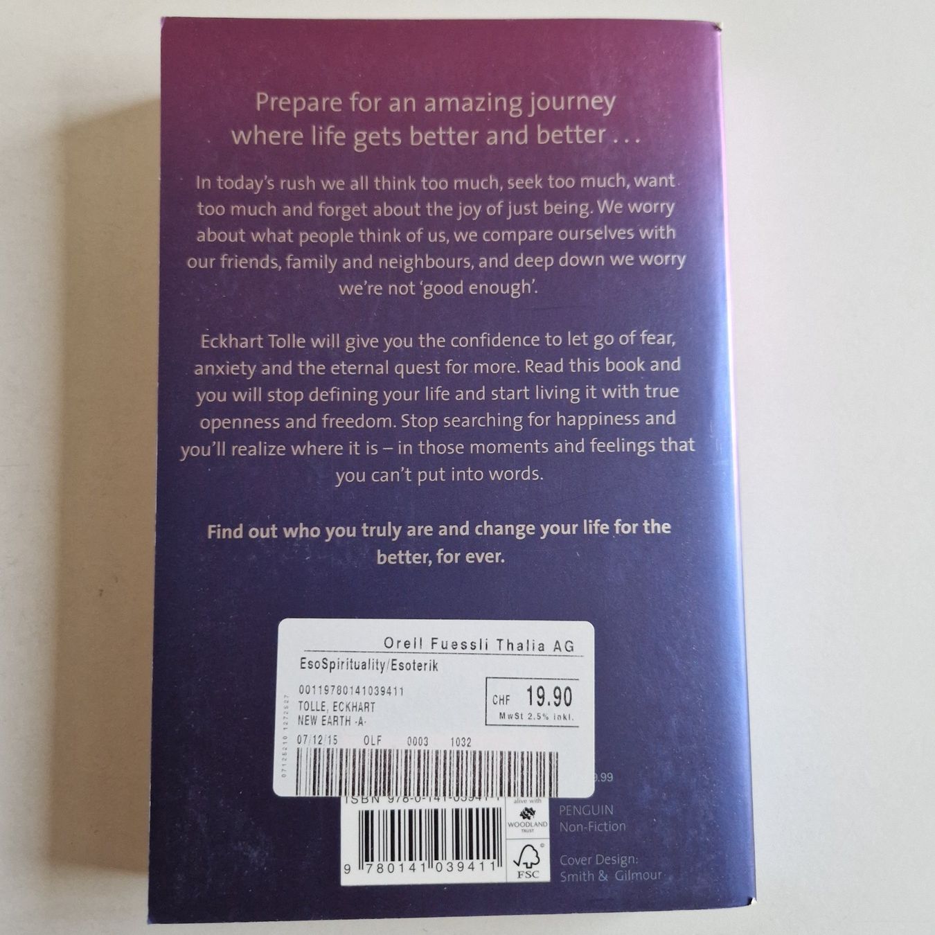 Bücher: A new Earth – Neu (gemäss Beschreibung) aus Rüti ZH von Gigelisuppe 1