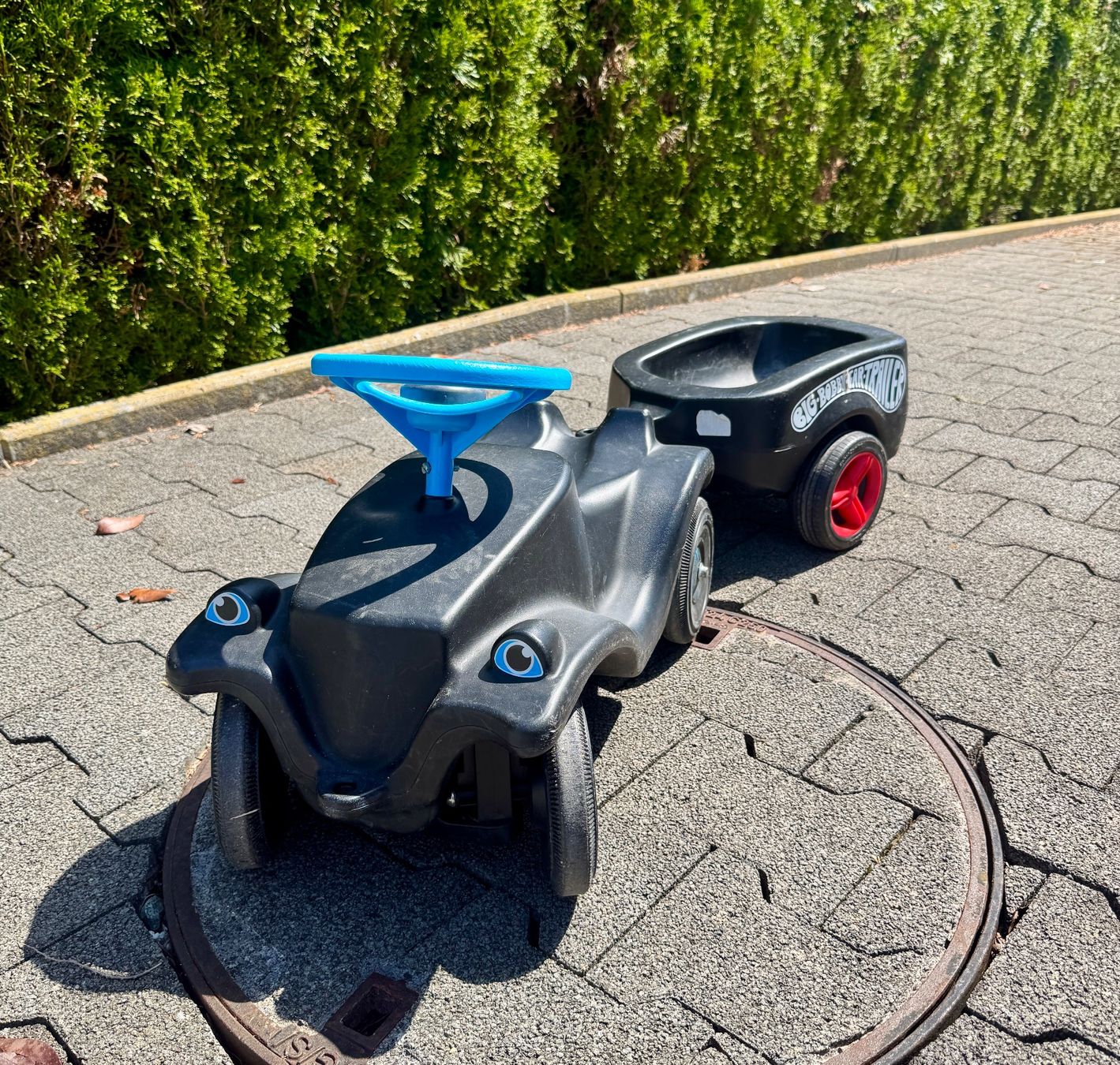Big Veicoli per bambini: Bobby Car mit Angänger schwarz – Usato da Reichenburg venduto da bibo222 5