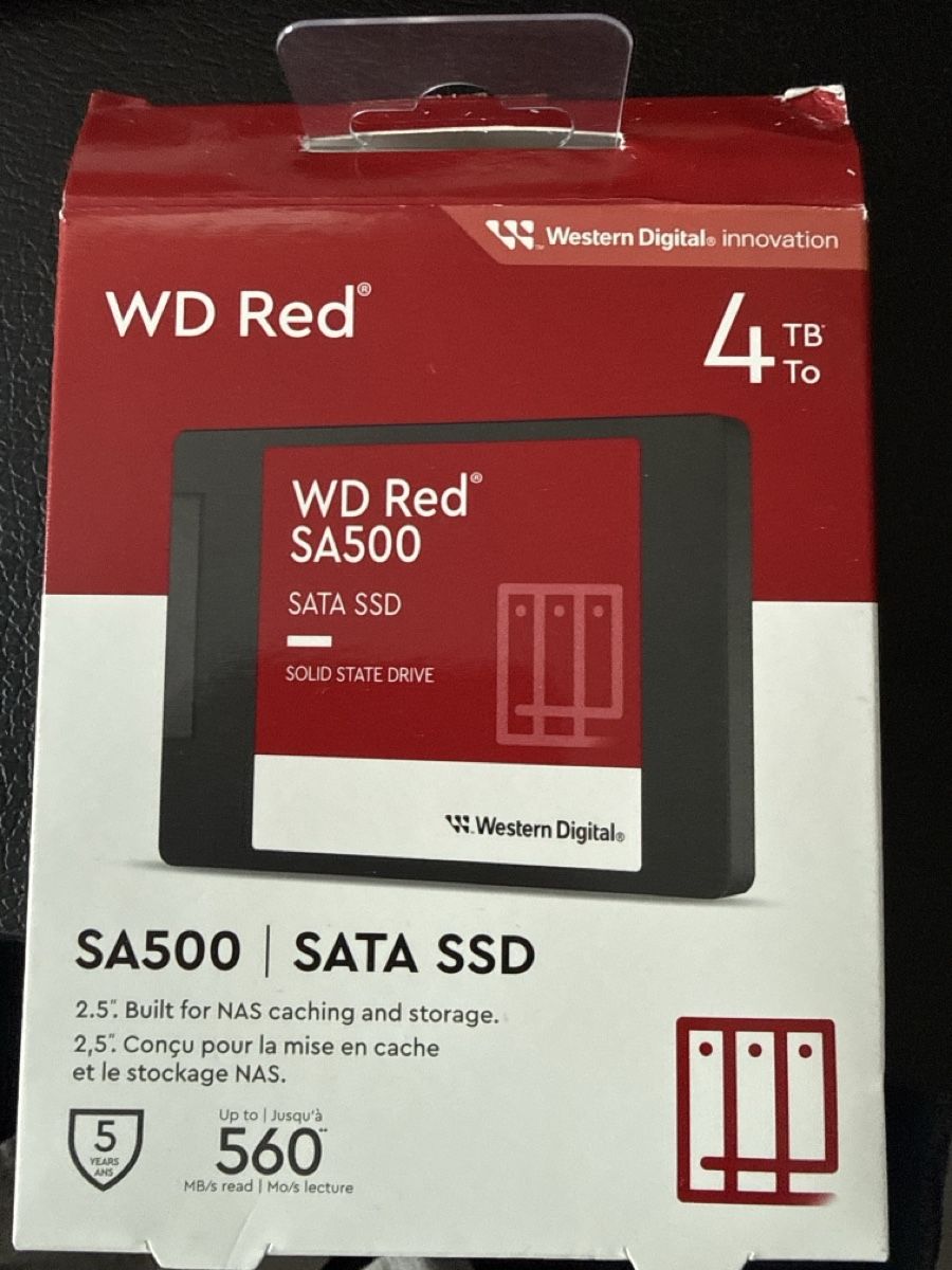 Western Digital Harddisks: WD Red SA500 4TB SATA SSD gebraucht – Gebraucht aus Watt von furggelen