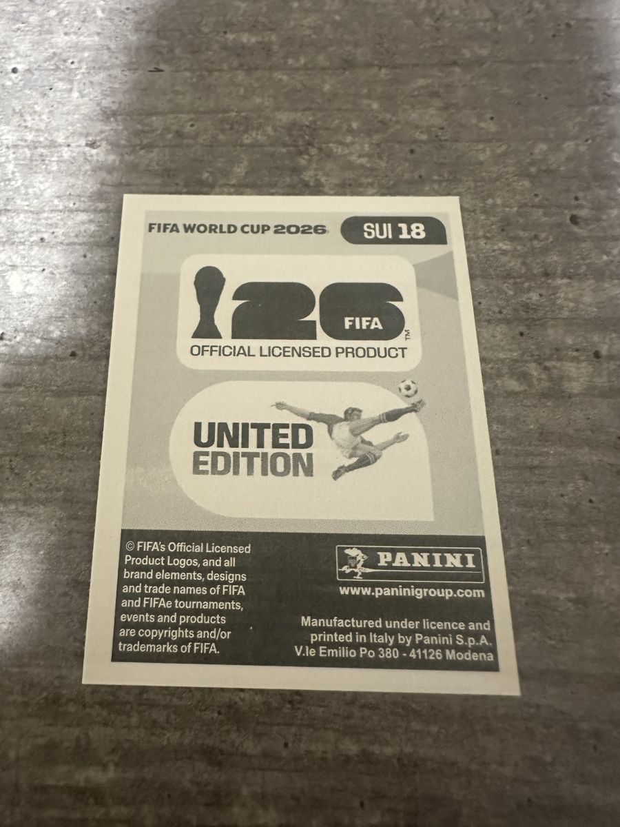 Panini Carte collezionabili: SUI 18 , FIFA WORLD CUP 2026 PANINI  – Nuovo (secondo la descrizione) da Frauenfeld venduto da 1PegPeg1 1