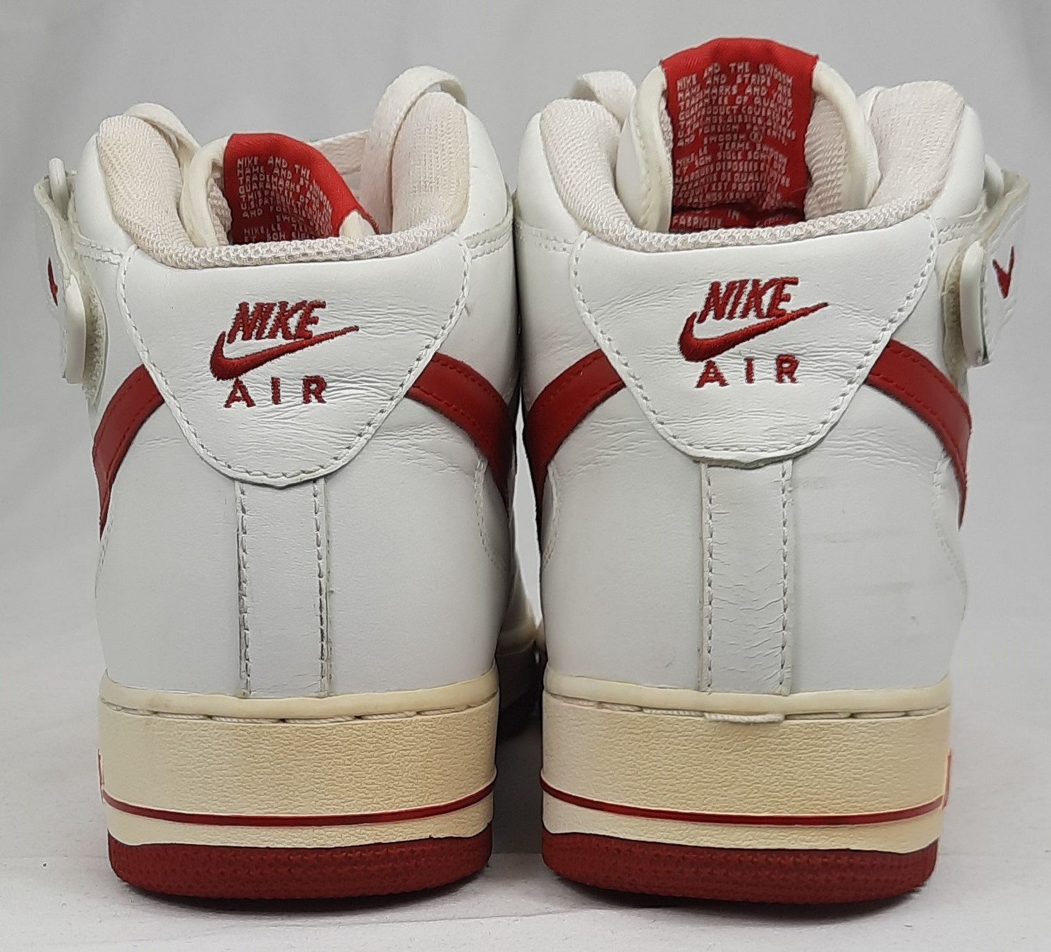 Nike Herrenschuhe: NIKE Air Force 1 Mid  Sneaker White / Varsity Red Gr. 45.5 – Neu (gemäss Beschreibung) aus Seuzach von VT-Collections2 1