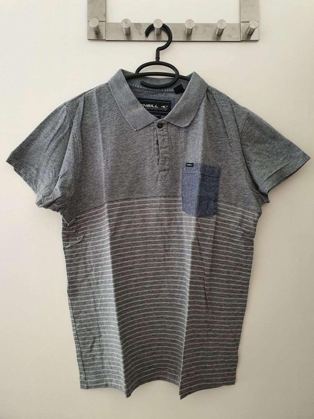 Polo-Shirts: Polo O'Neill gris ligné – Gebraucht aus Genève von ant_5hwp 1