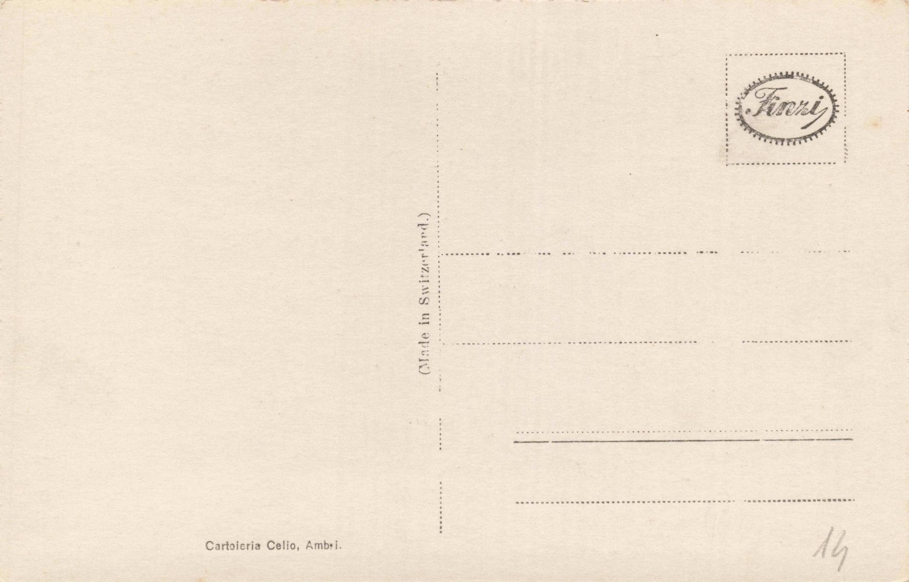 Cartoline postali: Ambri sotto leventina – Usato da Biasca venduto da Blenio71 1