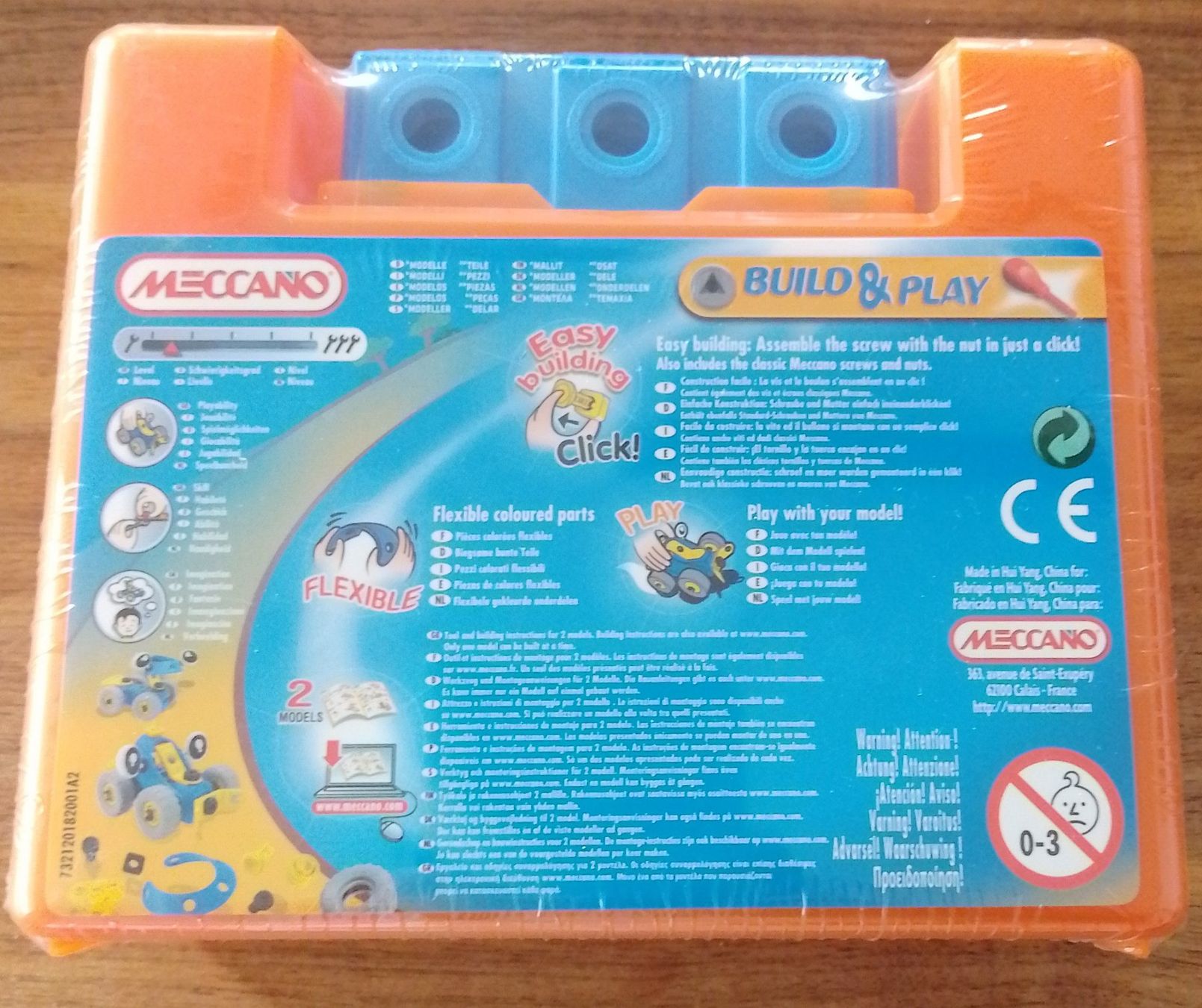 Meccano Build & Play Flexible Mini Bulldozer OVP ca. 30 T. (Neu und ...