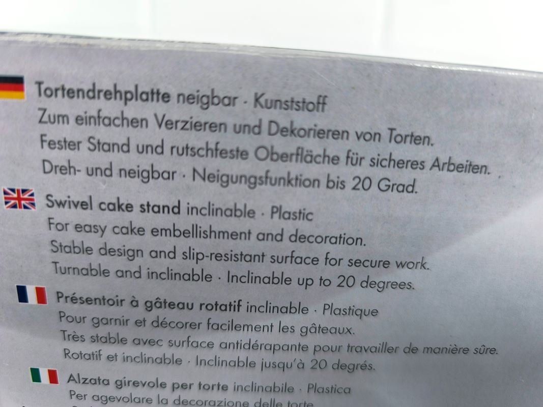 Servierplatten: Tortendrehplatte neigbar – Gebraucht aus Rüti ZH von Restwert_Rueti_ZH 5