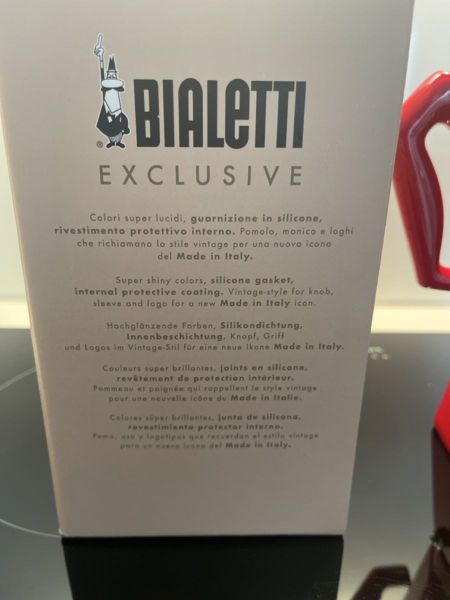 Bialetti Macchine per caffè & Macchine per espresso: Bialetti Moka Exclusive Espresso Maker rot 6 Tassen – Usato da Zürich venduto da Anteus 1