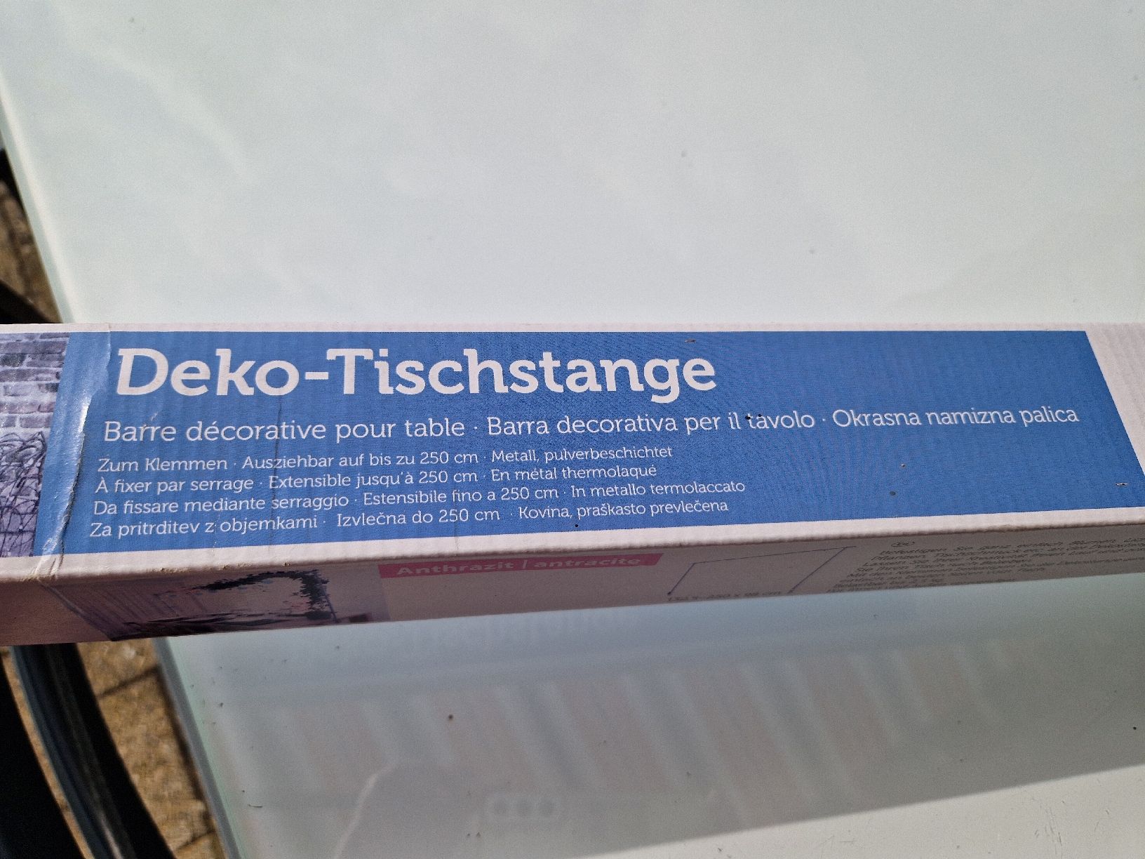 Tavoli: Deko-Tischstange – Nuovo e nell'imballaggio originale da Kulmerau venduto da Doene7 4