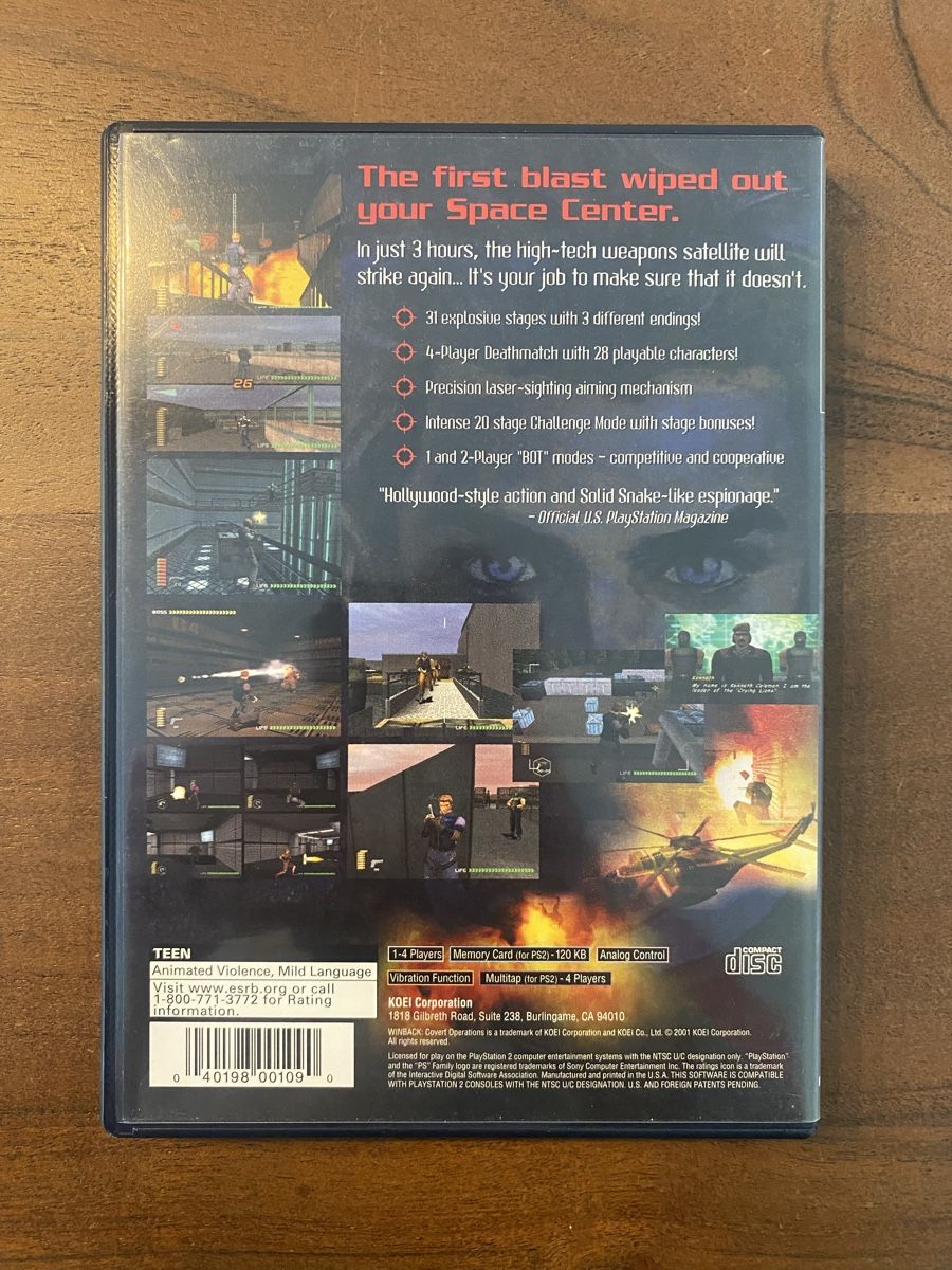 Sony Spiele: WinBack: Covert Operations für PS2 (NTSC/US Version) – Gebraucht aus Thunstetten von Virus_33 2
