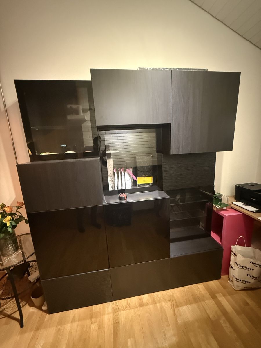 Ikea Armadi: Modernes IKEA-Wohnzimmermöbel in Schwarz – Usato da Volketswil venduto da sal_nk7j 5