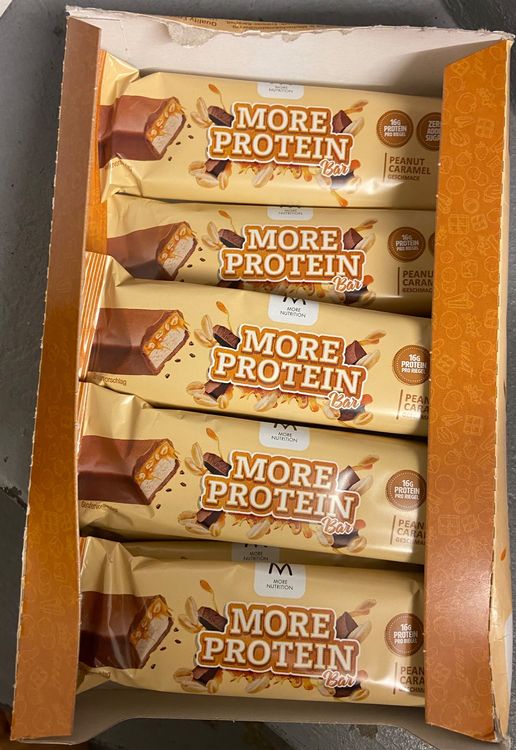 Protein Riegel More Peanut Caramel | Kaufen auf Ricardo