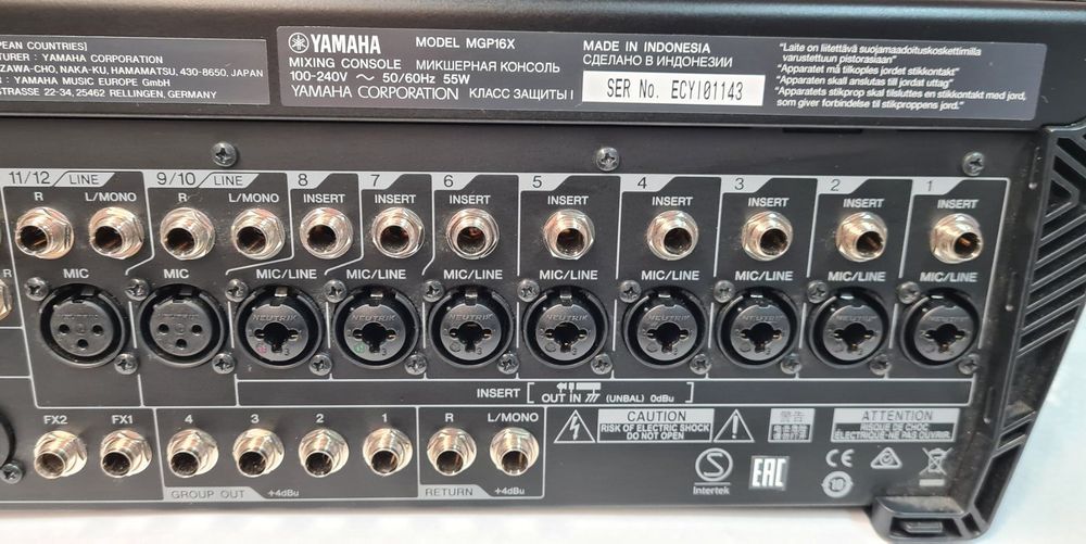 Yamaha MGP16X Table de mixage 16 canaux