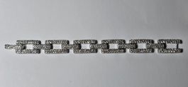 Armband 925 Sterling mit Steinbesatz, 54,9 Gramm
