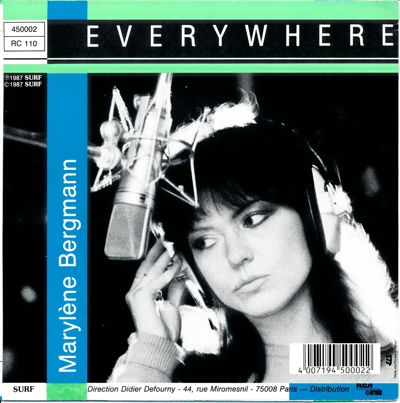 Dischi in vinile: MARYLENE BERGMANN - SOLITAIRE (7'' Vinyl Single NM) – Usato da Hedingen venduto da Studers 1