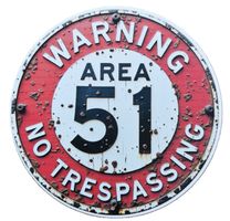 AREA 51  - Blechschild  (neu/OVP)