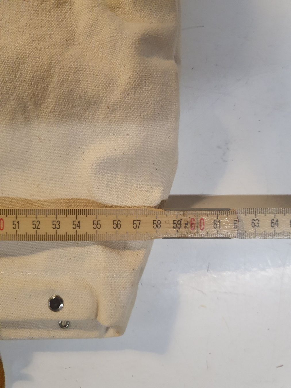 Valigie & Borse: Arbeitsmappe weiss mit Ledergriff 60 x 33 – Usato da Zürich venduto da loosebone 3