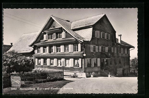 Cartoline postali: Sternenberg, Kur- und Gasthaus Sternen – Usato da Berlin venduto da bartko-reher
