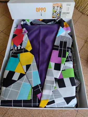 OppoSuits Anzug Grösse 48/M bunter Print