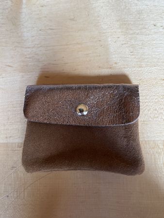 Mini Portemonnaie aus echtem Wildleder, neu!